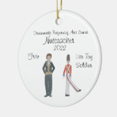 Speciaal Fritz/Solider/Flower Nutkraker Ceram Keramisch Ornament (Links)