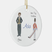 Speciaal Fritz/Solider/Flower Nutkraker Ceram Keramisch Ornament (Rechts)