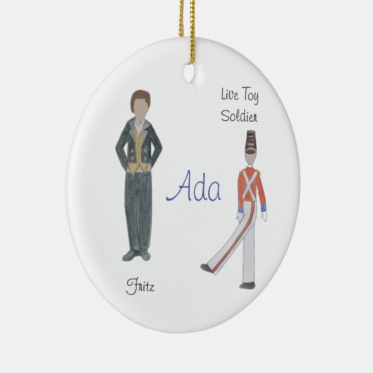 Speciaal Fritz/Solider/Flower Nutkraker Ceram Keramisch Ornament (Rechts)