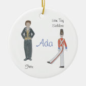 Speciaal Fritz/Solider/Flower Nutkraker Ceram Keramisch Ornament (Voorkant)