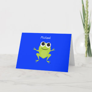 Speciaal FROG-notiecard voor beste levensstijl Notitiekaartje
