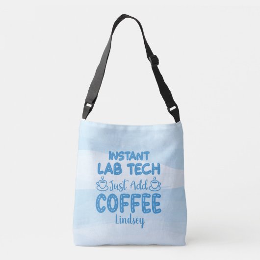 Speciaal Funny Lab-technicus/Phlebotomist Crossbody Tas (Achterkant)