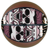 Speciaal gameontwerp met sociale afstanden basketbal (Voorkant)