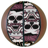 Speciaal gameontwerp met sociale afstanden basketbal (Verticaal)