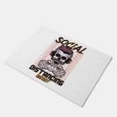 Speciaal gameontwerp met sociale afstanden deurmat (Schuin)