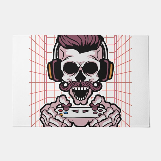 Speciaal gameontwerp met sociale afstanden deurmat (Voorkant)