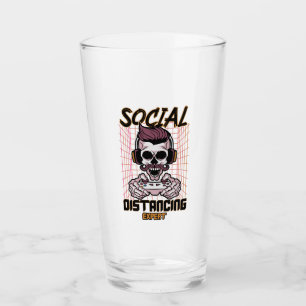 Speciaal gameontwerp met sociale afstanden glas