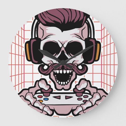 Speciaal gameontwerp met sociale afstanden grote klok (Voorkant)