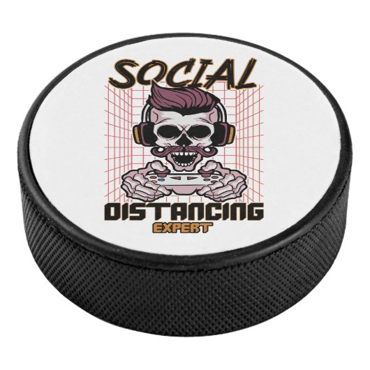 Speciaal gameontwerp met sociale afstanden hockey puck (3/4)