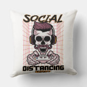 Speciaal gameontwerp met sociale afstanden kussen (Achterkant)