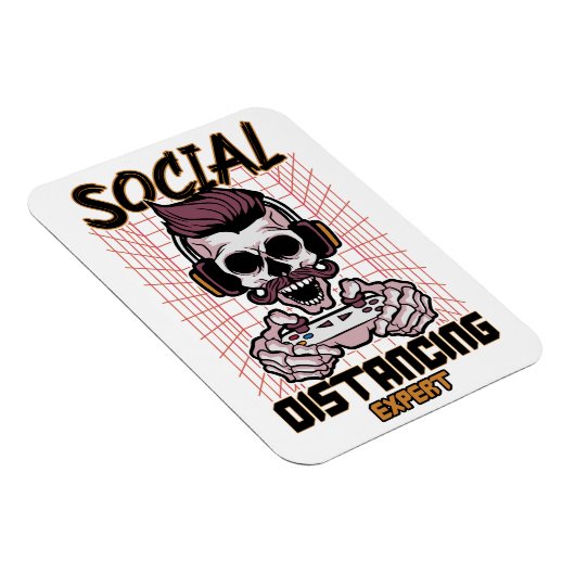 Speciaal gameontwerp met sociale afstanden magneet (Rechterzijde)