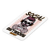 Speciaal gameontwerp met sociale afstanden magneet (Linkerzijde)