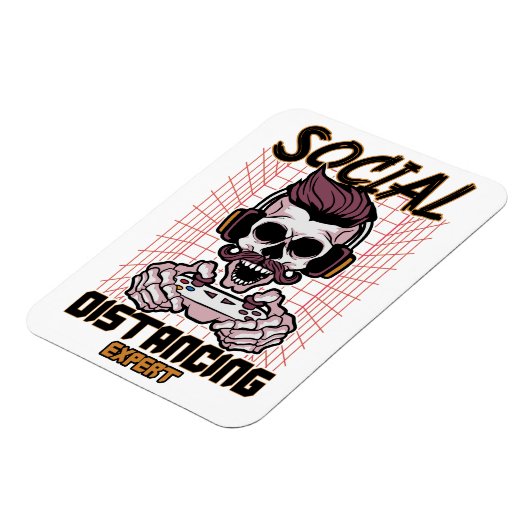 Speciaal gameontwerp met sociale afstanden magneet (Linkerzijde)