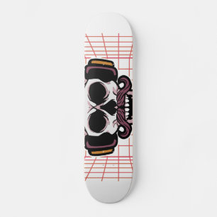 Speciaal gameontwerp met sociale afstanden persoonlijk skateboard