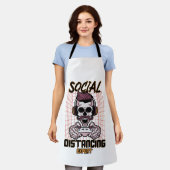 Speciaal gameontwerp met sociale afstanden schort (Gedragen)