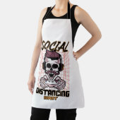 Speciaal gameontwerp met sociale afstanden schort (Insitu)