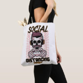 Speciaal gameontwerp met sociale afstanden tote bag (Dichtbij)