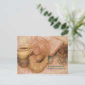 Speciaal geadresseerde kaart met keramische Rooste (Staand voorkant)