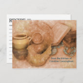 Speciaal geadresseerde kaart met keramische Rooste (Voorkant / Achterkant)