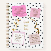 Speciaal gebed tijdschrift | polka dot notitieboek (Voorkant)