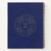 Speciaal gebeid- of scriptjournaal notitieboek (Achterkant)