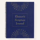 Speciaal gebeid- of scriptjournaal notitieboek (Voorkant)