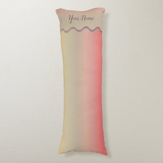 Speciaal gebogen neutraal golfproefblad lichaamskussen (Voorkant Verticaal)