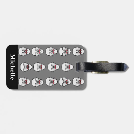 Speciaal gebundeld patroonsegment bagagelabel (Achterkant horizontaal)