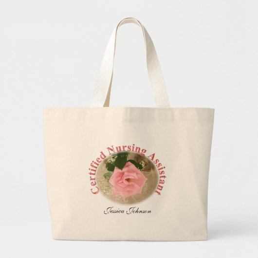 Speciaal gecertificeerde verpleegassistent-Canvas  Grote Tote Bag (Voorkant)