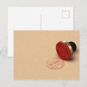 Speciaal geclassificeerde inktstempel briefkaart (Voorkant / Achterkant)