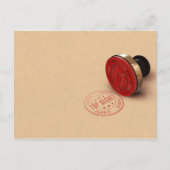 Speciaal geclassificeerde inktstempel briefkaart (Voorkant)