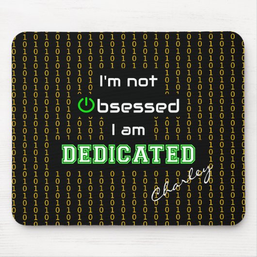 Speciaal geek quote computing muismat (Voorkant)