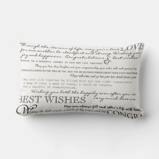 Speciaal gefeliciteerd Pillow Kussen (Achterkant)