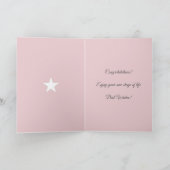 Speciaal gefeliciteerd Shine Bright Star Car Kaart (Binnen)