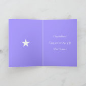 Speciaal gefeliciteerd Shine Bright Star Kaart (Binnen)