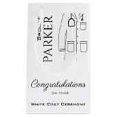 Speciaal gefeliciteerd White Coat Ceremony Klein Cadeauzakje (Voorkant)