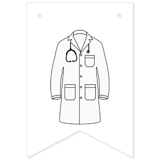 Speciaal gefeliciteerd White Coat Ceremony Vlaggetjes (Eerste vlag)