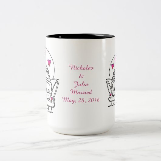 Speciaal gehuwde Mok van Honeymoon Car (Center)