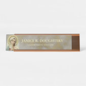 Speciaal geïmmuniseerd Sorrowful Virgin Mary Bureau Naambordje (Voorkant)