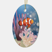 Speciaal gekruist koraalrif voor de zee keramisch ornament (Links)