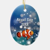 Speciaal gekruist koraalrif voor de zee keramisch ornament (Achterkant)