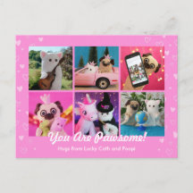 Speciaal geluid met draaiende roze harten Foto