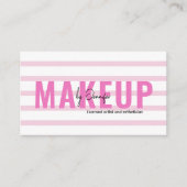 Speciaal geluid zwart/roze visitekaartje (Voorkant)