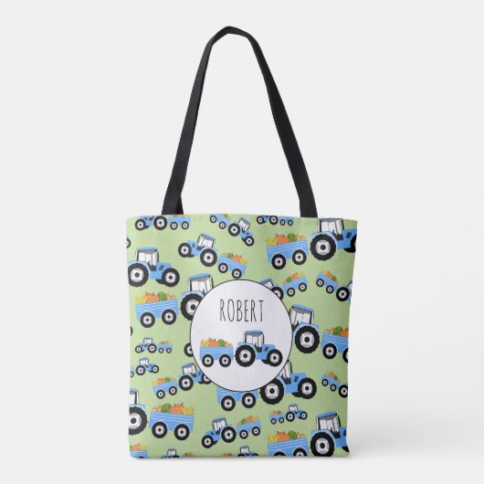 Speciaal gemaakt Boerderij van de Vrachtwagen van  Tote Bag (Achterkant)