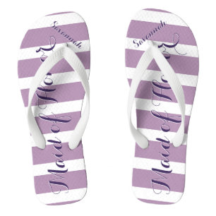 Speciaal gemaakt van edelachtbaar Paars of elke kl Teenslippers