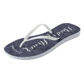 Speciaal gemaakt van honoraire marine of kleur teenslippers (Schuin)