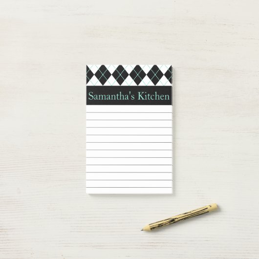 Speciaal gemaakte keukenartikelen post-it® notes (Op bureau)