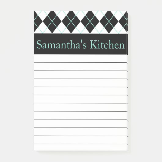 Speciaal gemaakte keukenartikelen post-it® notes (Voorkant)