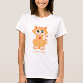 Speciaal gember keuty Cat T-shirt (Voorkant)