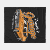 Speciaal gepersonaliseerd 1968 396 Klassieke muscu Fleece Deken (Voorkant (Horizontaal))